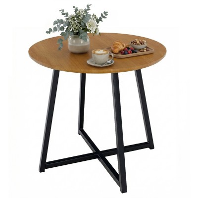 Masă, stejar/ negru, TANIA