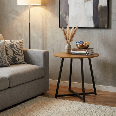 Masă, stejar/ negru, TANIA