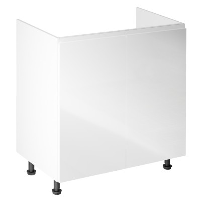 Mască pentru chiuvetă, alb lucios, bucătăria AURORA 