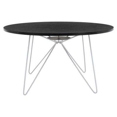 Măsuţă cafea, stejar negru/ alb, MIHA