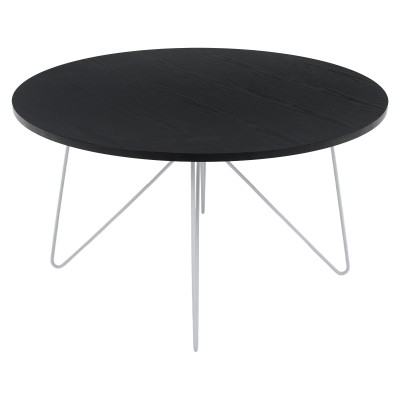 Măsuţă cafea, stejar negru/ alb, MIHA