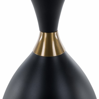 Măsuţă de cafea, marmură albă/negru/aur, ODIS NEW