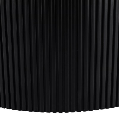 Măsuţă de cafea, negru, diametru 80 cm, MAHIR TYP 2