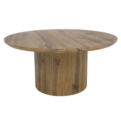 Măsuţă de cafea, stejar, diametru 80 cm, MAHIR TYP 2