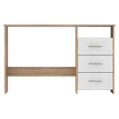 Măsuţa PC , stejar sonoma/alb, LARISTOTE NEW