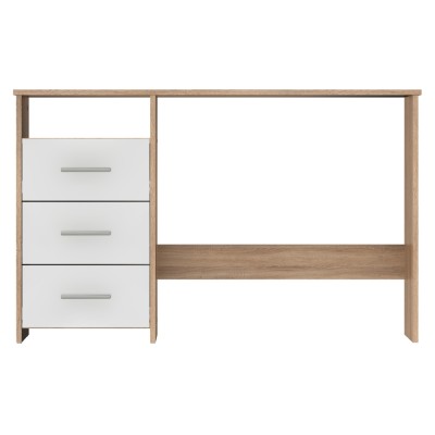 Măsuţa PC , stejar sonoma/alb, LARISTOTE NEW