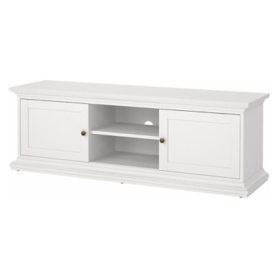 Măsuţă TV, albă, PARIS 77810