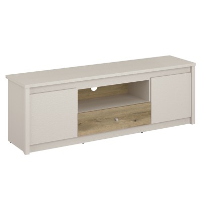 Măsuţă TV, caşmir/stejar evoke, KAROS 2D1S