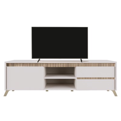 Măsuţă TV, caşmir/stejar sonoma, LONGY RTV1K2So