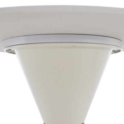 Măsuţe de cafea, set de 2, marmură albă/albă/auriu, metal, MABUZ NEW