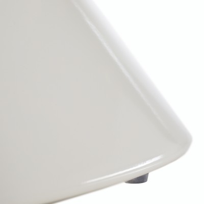 Măsuţe de cafea, set de 2, marmură albă/albă/auriu, metal, MABUZ NEW