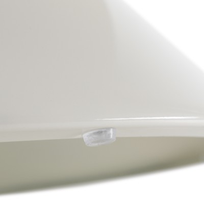 Măsuţe de cafea, set de 2, marmură albă/albă/auriu, metal, MABUZ NEW