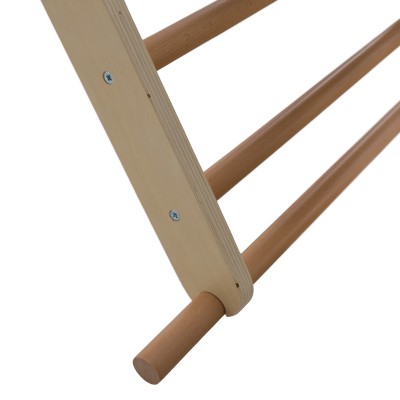 Montessori Triunghiul Pikler 3în1, natural/mix de culori, OPRIN