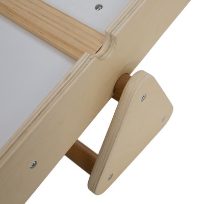 Montessori Triunghiul Pikler 3în1, natural/mix de culori, OPRIN