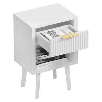 Noptieră, albă, TOBI