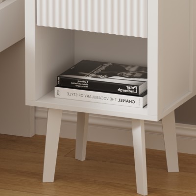 Noptieră, albă, TOBI