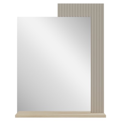 Oglindă 65, gri Taupe/stejar silverjack, DOMCA