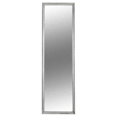 Oglindă cu ramă argintie din lemn, MALINA