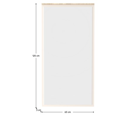 Oglindă, stejar sonoma/caşmir, VERTIO LUS63