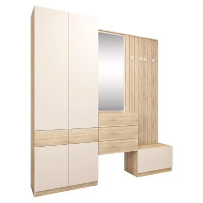 Oglindă, stejar sonoma/caşmir, VERTIO LUS63