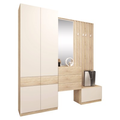 Oglindă, stejar sonoma/caşmir, VERTIO LUS63