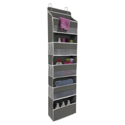 Organizator de agăţat pe uşă, gri, MADON
