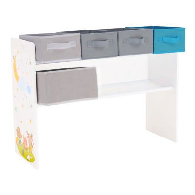 Organizator/ raft pentru jucării, multicolor/ model, DARLING TYPE 2