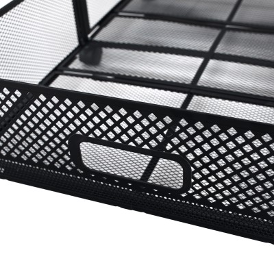 Organizator sub pat cu roţi, negru, TOMKO TYP 1