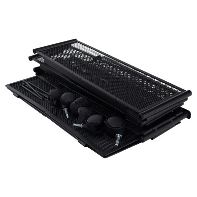 Organizator sub pat cu roţi, negru, TOMKO TYP 1