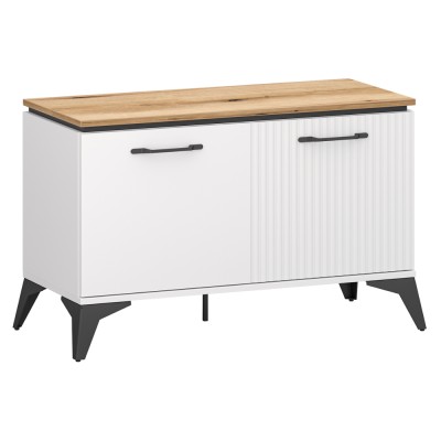 Pantofar, alb/stejar evoke, VELIS 2D