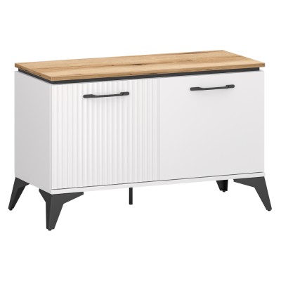 Pantofar, alb/stejar evoke, VELIS 2D