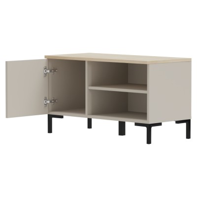 Pantofar, gri-maroniu Taupe/stejar silverjack, DOMCA 1D