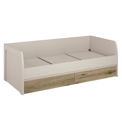 Pat, 90x200, caşmir/stejar evoke, KAROS 2S