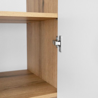 Pat cu extensie, 160x200, alb luciu înalt HG, MILAGA