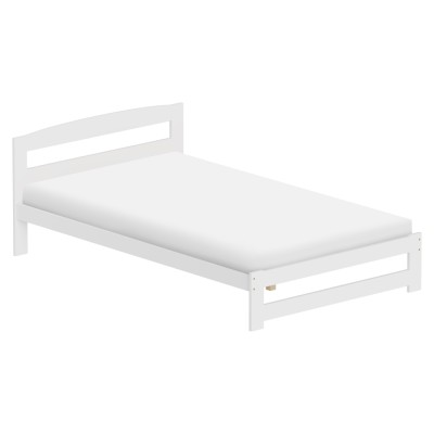 Pat cu somieră, alb, 120x200, AZRA