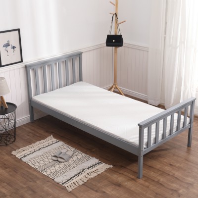 Pat cu somieră, gri, 90x200, ANATRA