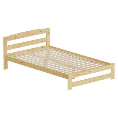 Pat cu somieră, natural, 120x200, AZRA