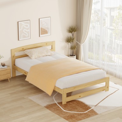 Pat cu somieră, natural, 120x200, AZRA