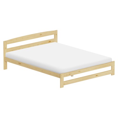 Pat cu somieră, natural, 160x200, AZRA