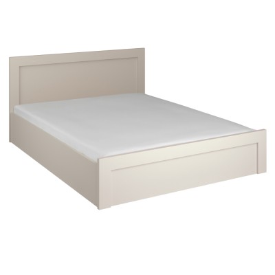 Pat cu spaţiu de depozitare, 160x200, caşmir, KAROS