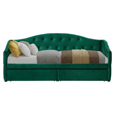 Pat cu spaţiu de depozitare, 90x200, ţesătură Velvet catifea, ZASKA