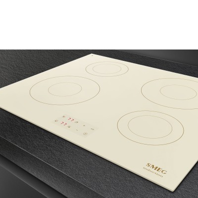 Plita cu inductie, crem, SMEG - SI2641DP