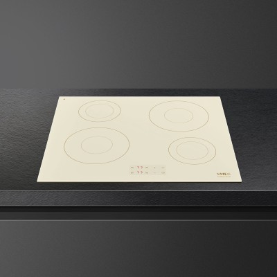 Plita cu inductie, crem, SMEG - SI2641DP