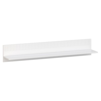 Poliţă de perete 130, alb, VELIS