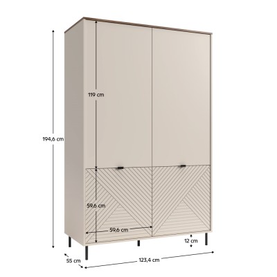 Raft, caşmir/stejar castello, EYCO 4D