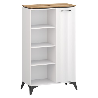 Raft jos, alb/stejar evoke, VELIS 1D