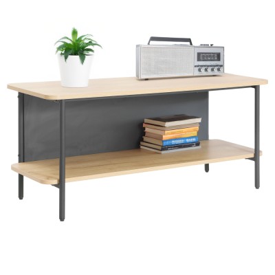 Raft, stejar/negru, SEFLOS