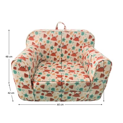 Sac de şezut extensibil, mix de culori, KIDY