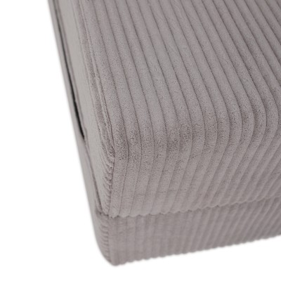 Saltea pliabilă/fotoliu extensibil, 2în1, gri, MALEN