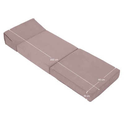 Saltea/fotoliu extensibil, 2în1, roz, MALEN